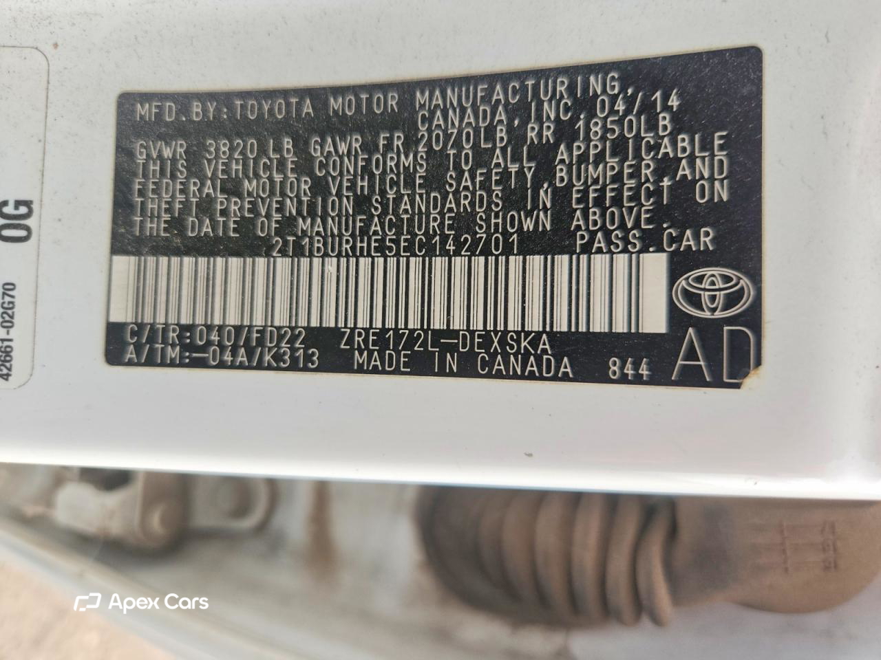 Toyota Corolla 2014