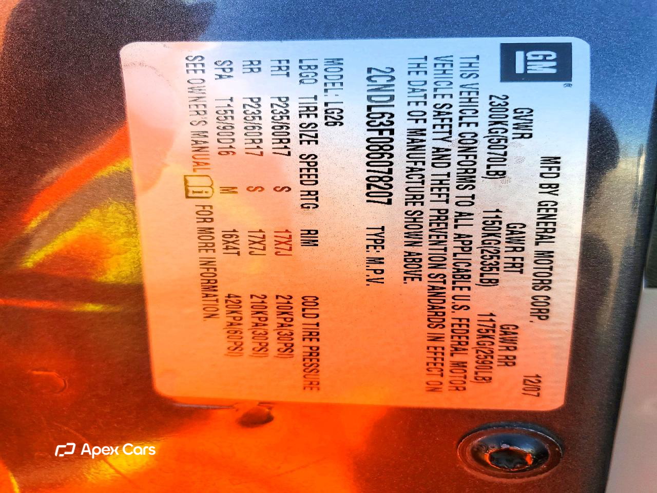 Chevrolet Equinox 2008