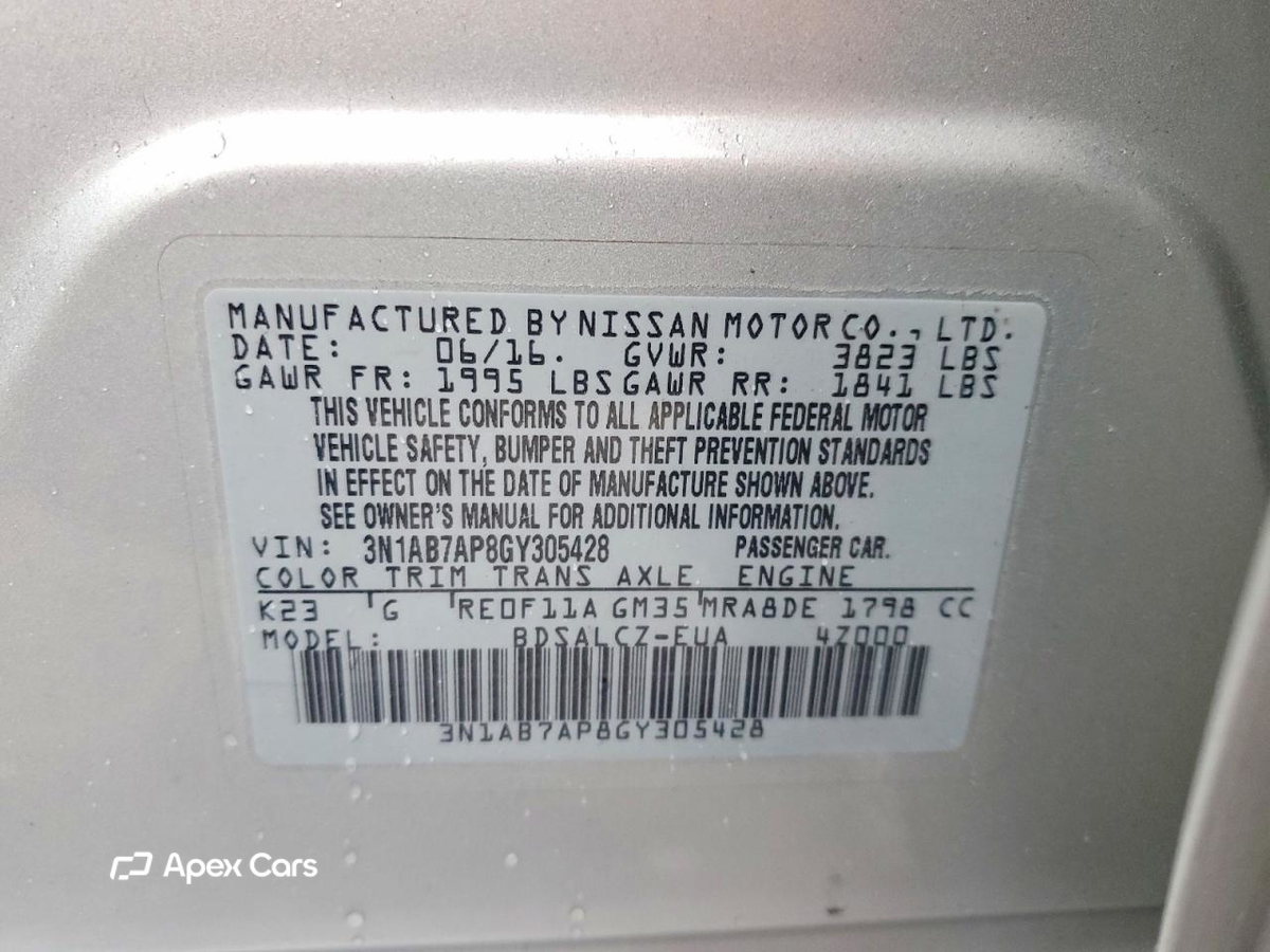 Nissan Sentra 2016