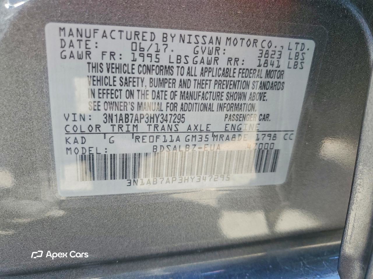 Nissan Sentra 2017