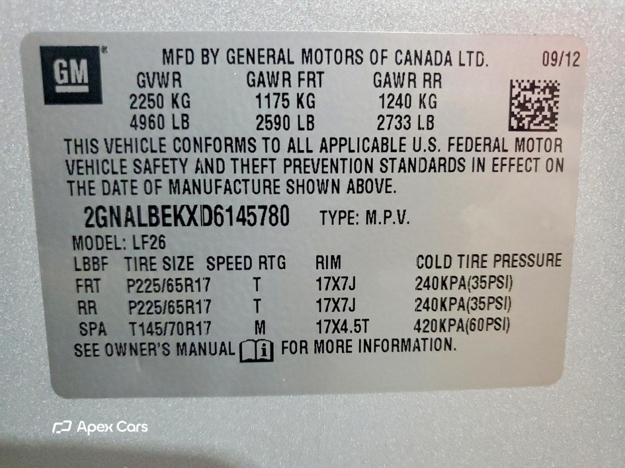 Chevrolet Equinox 2013