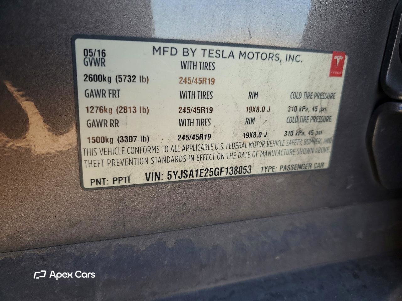 Tesla Model S 2016
