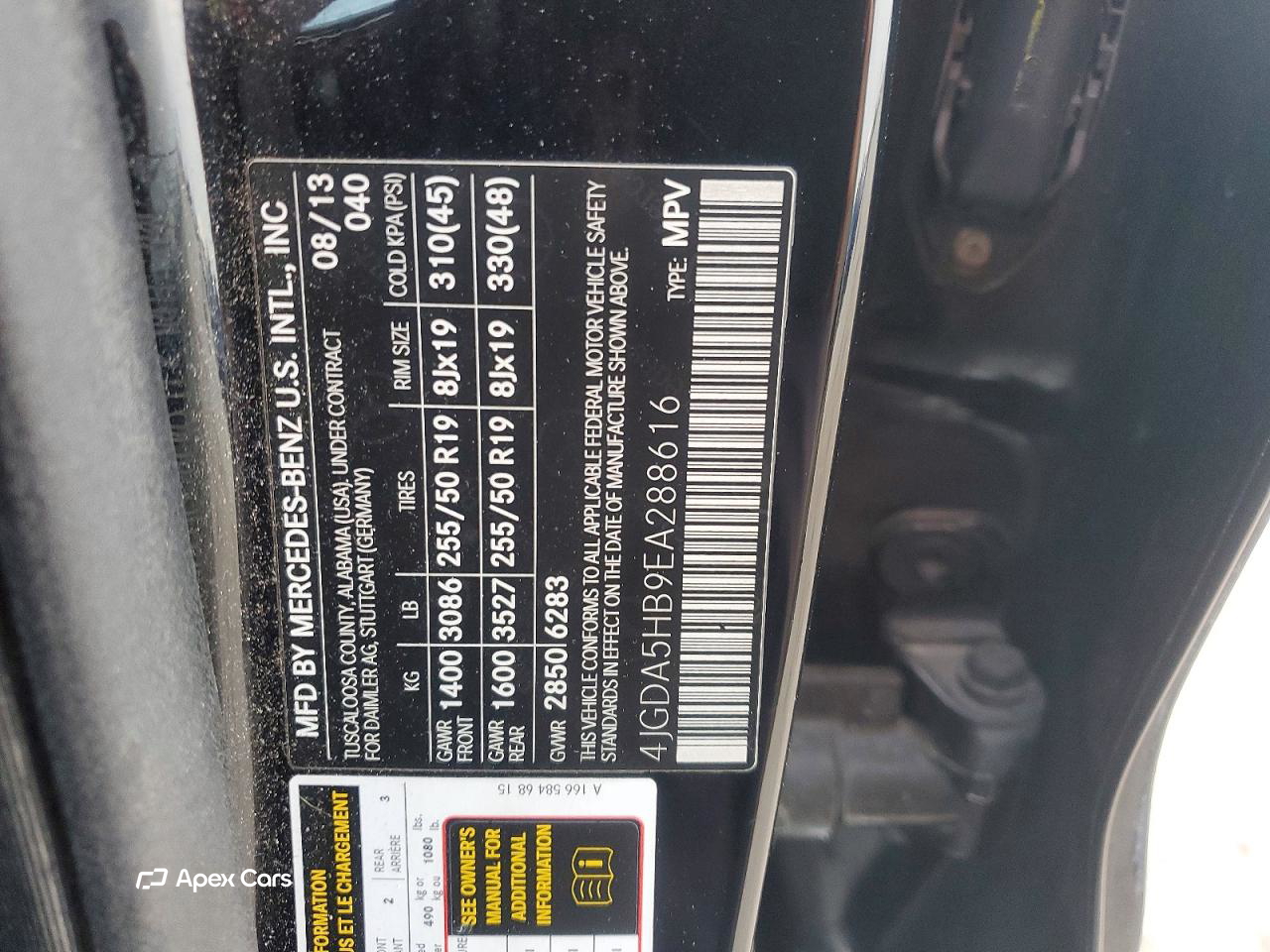 Mercedes-Benz M-klasse 2014