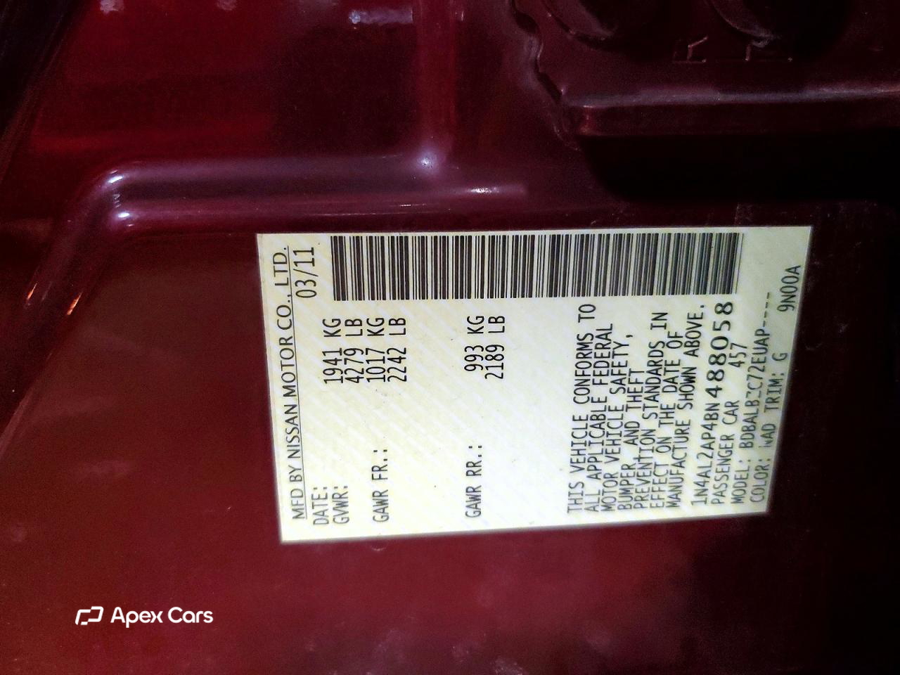 Nissan Altima 2011