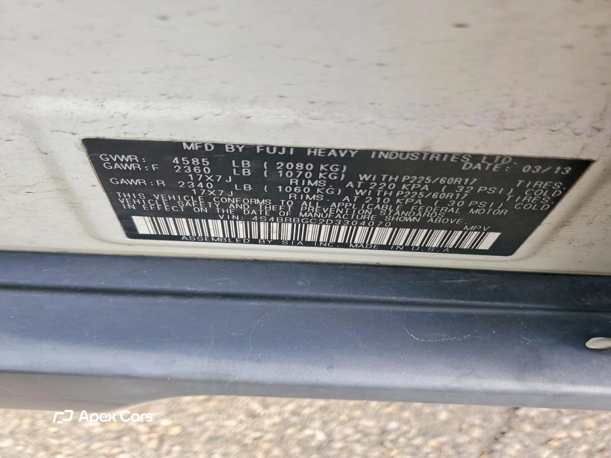 Subaru Outback 2013