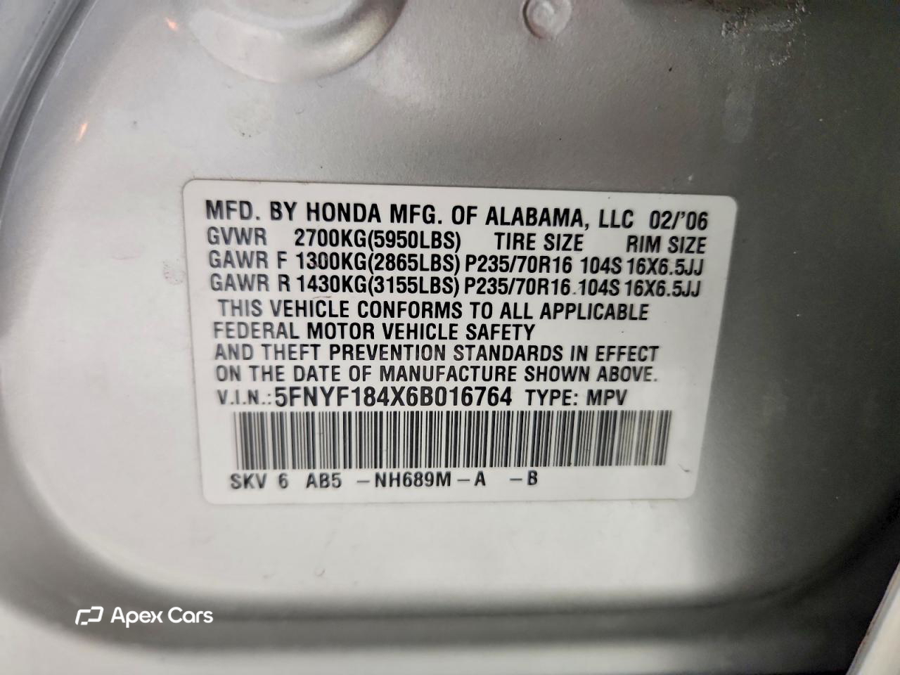 Honda Pilot 2006