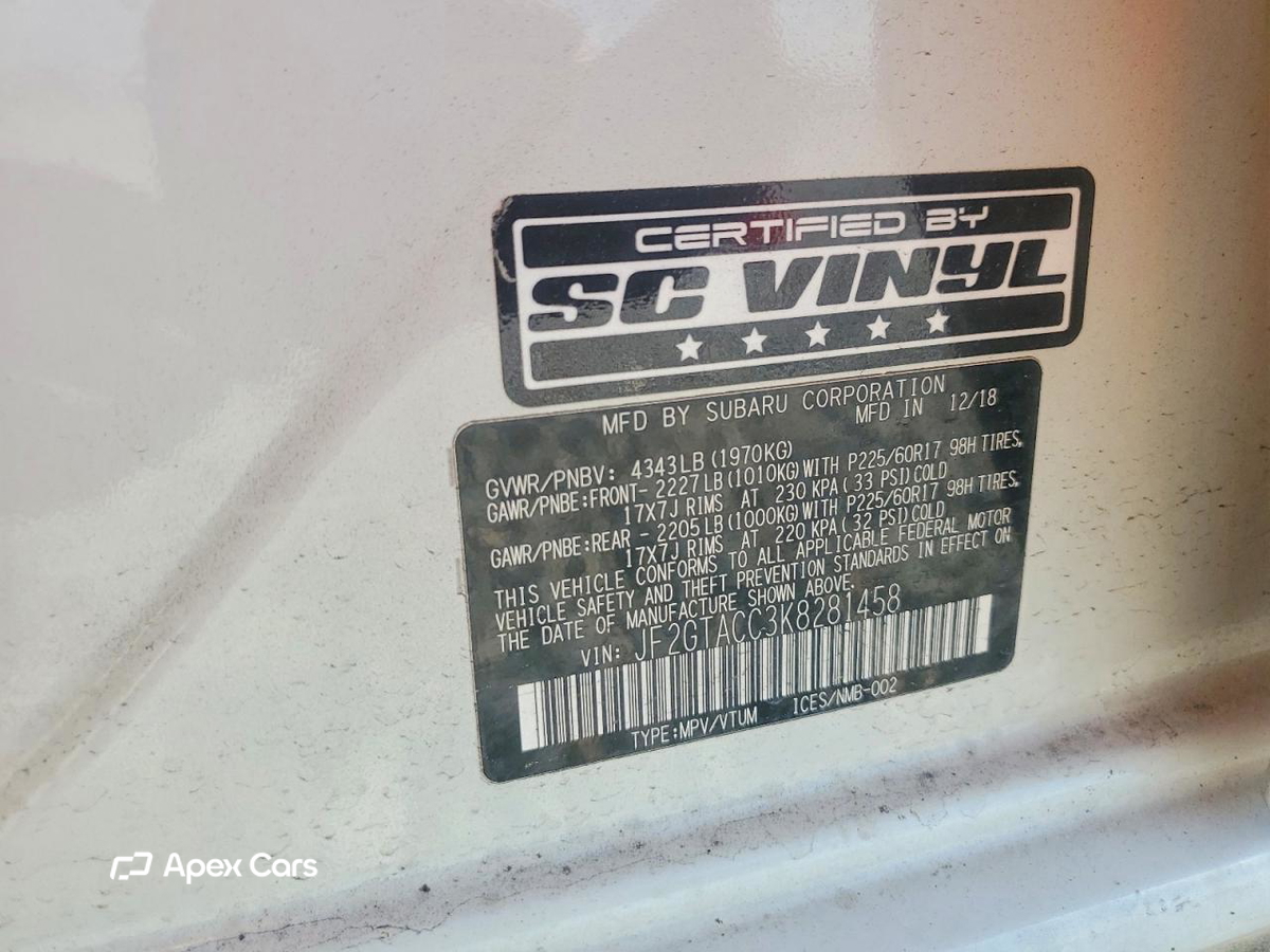 Subaru XV 2019