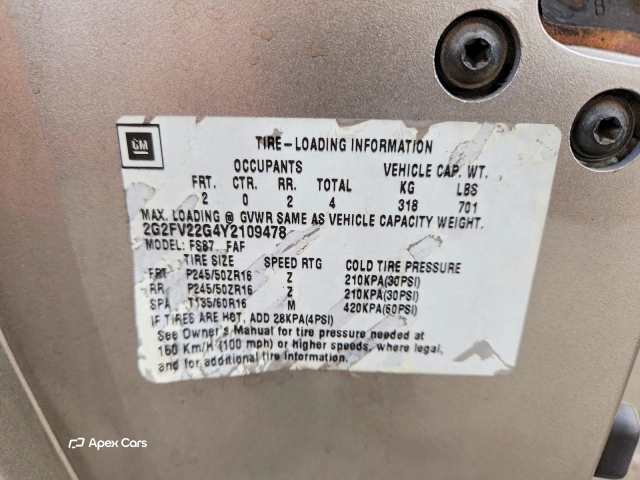 Pontiac Firebird 2000