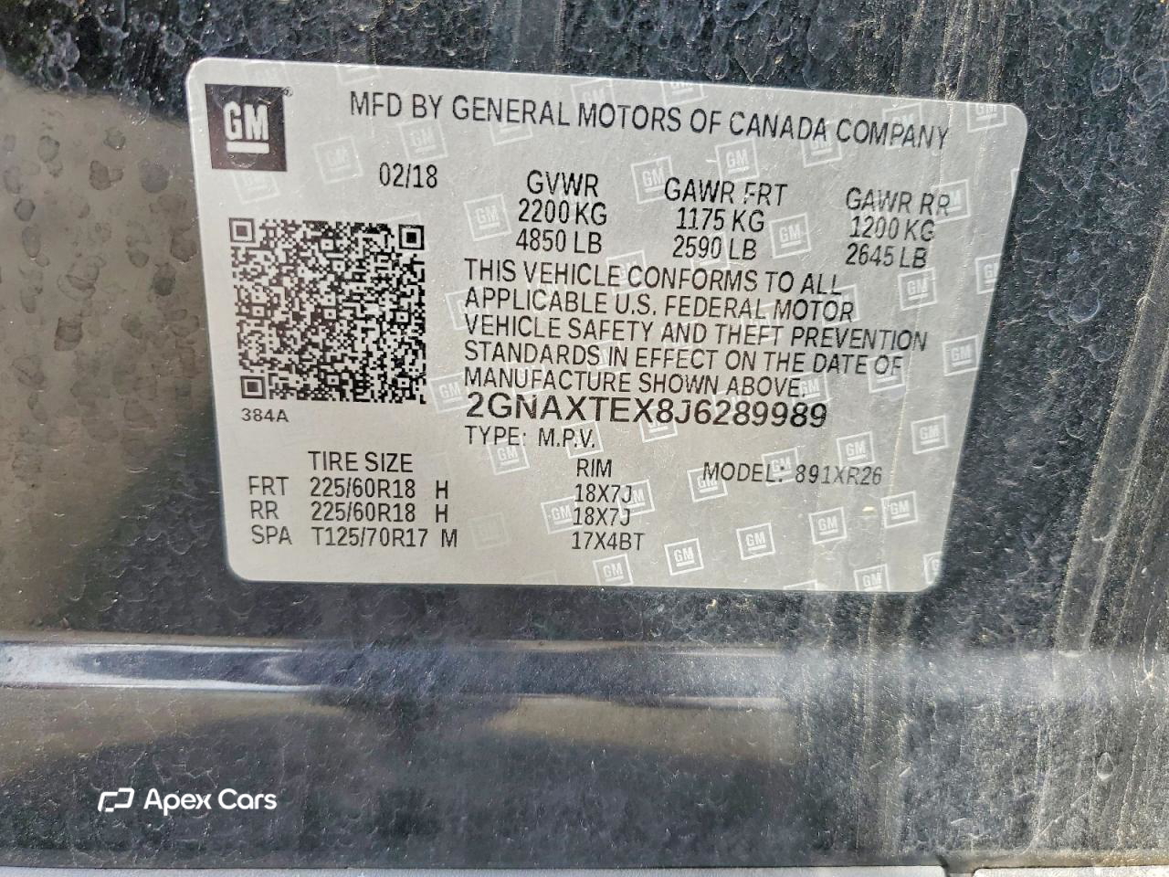 Chevrolet Equinox 2018