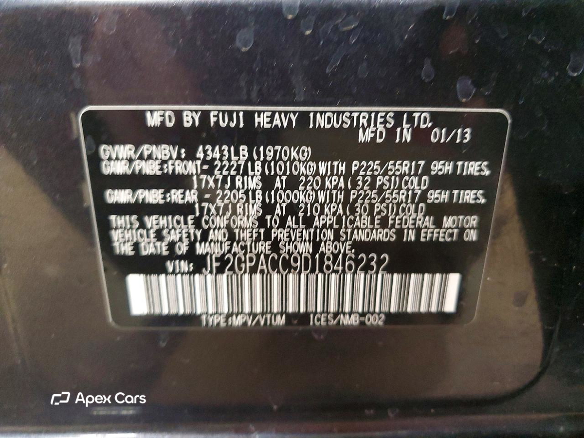 Subaru XV 2013