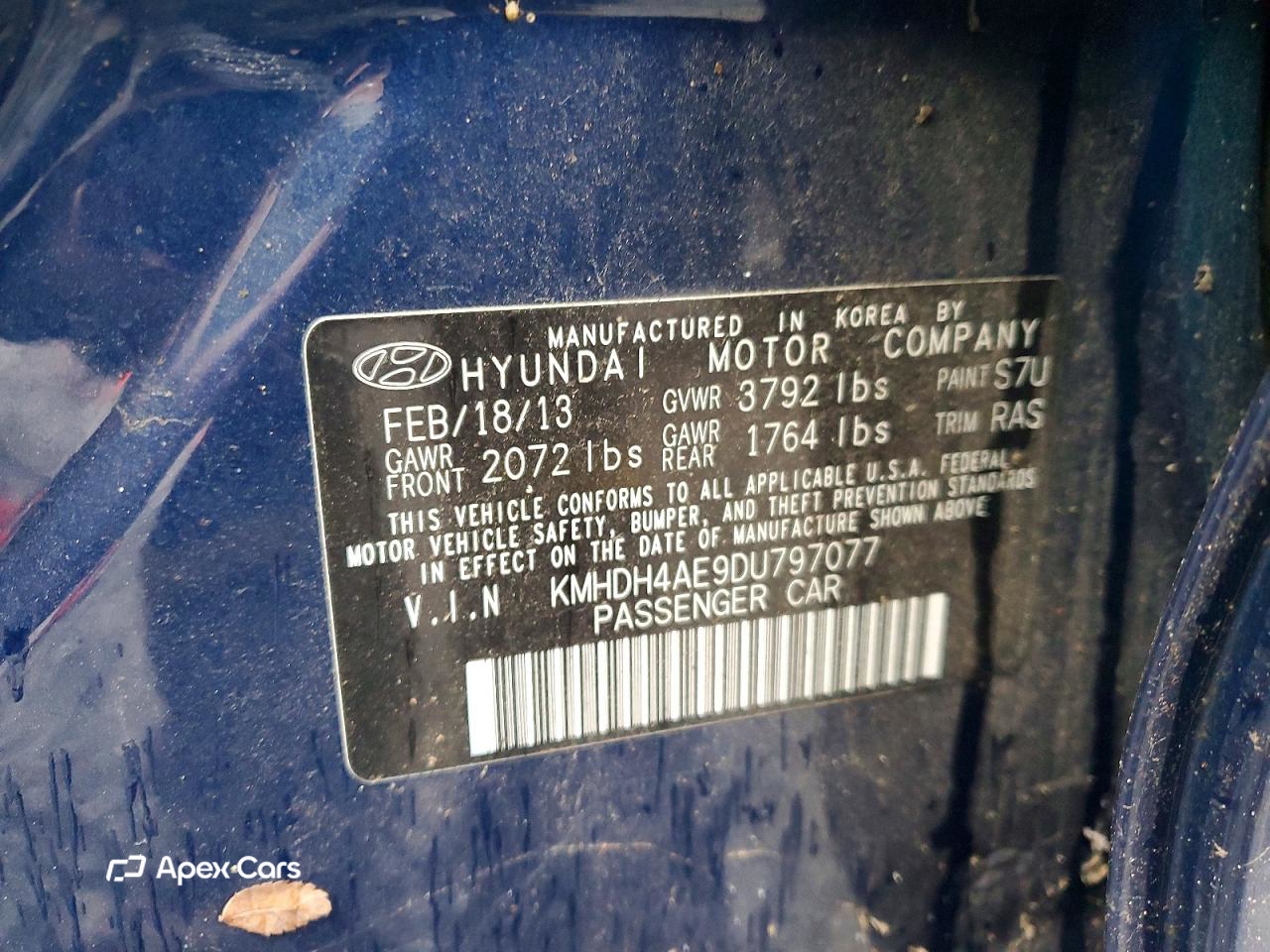 Hyundai Elantra 2013