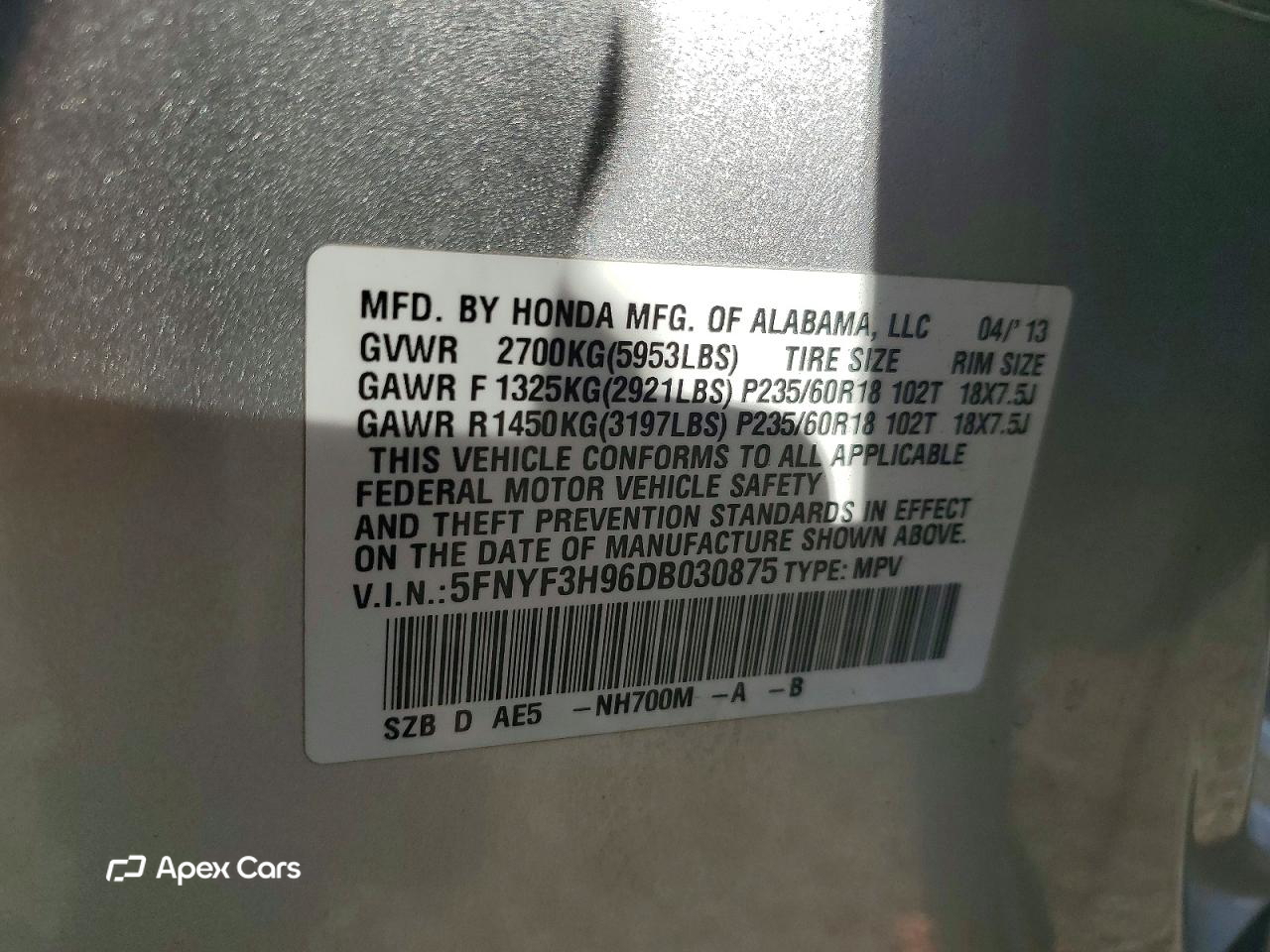 Honda Pilot 2013
