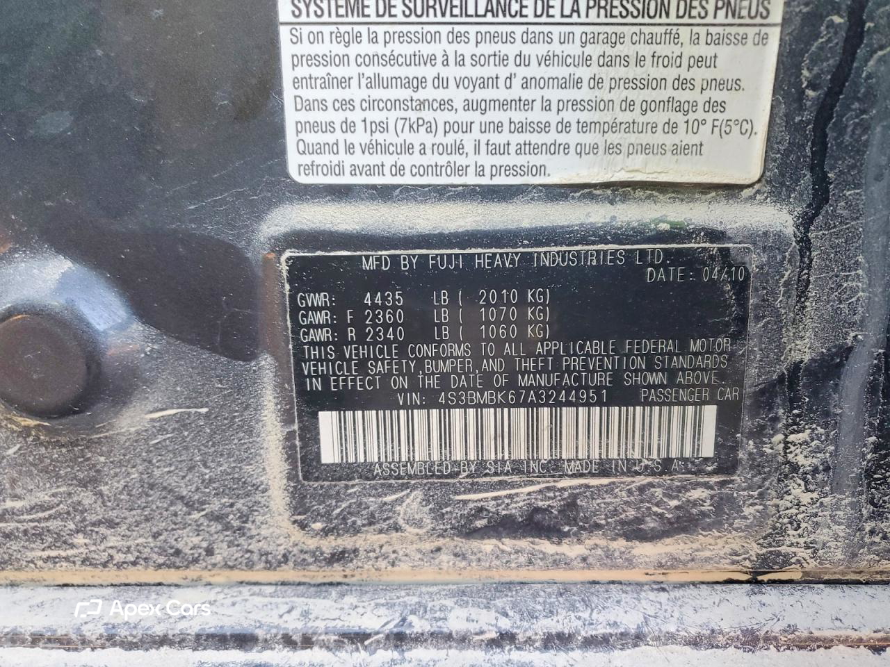 Subaru Legacy 2010