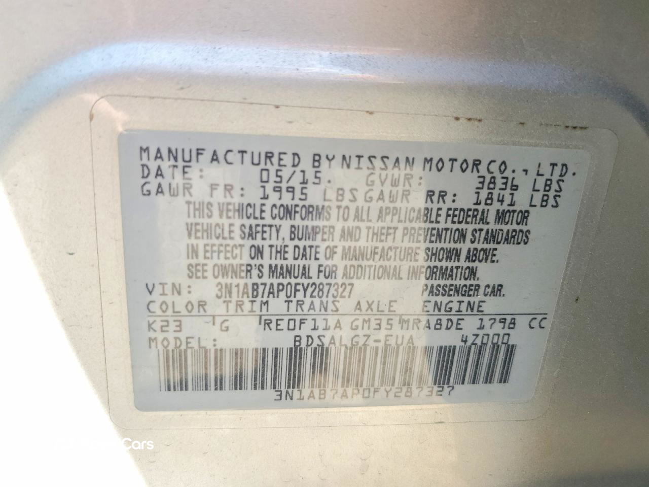 Nissan Sentra 2015