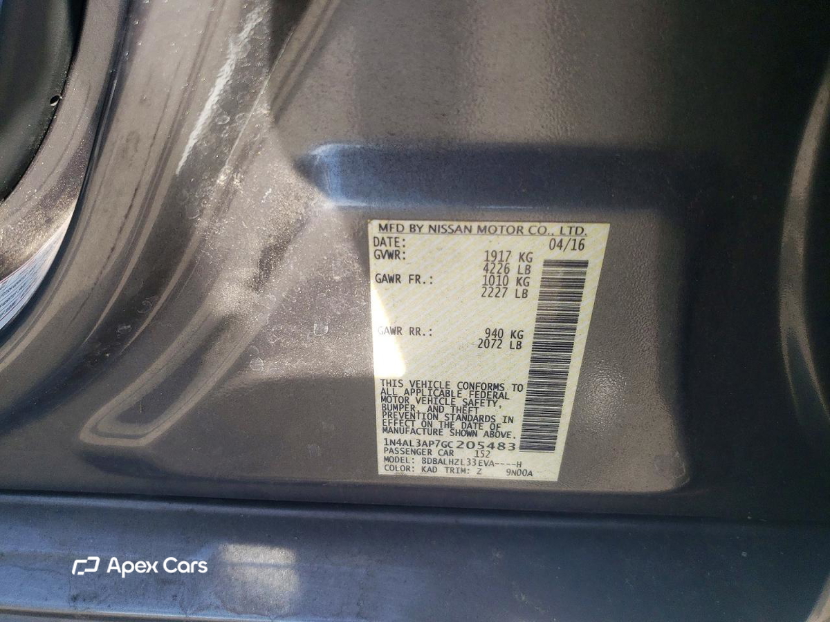 Nissan Altima 2016