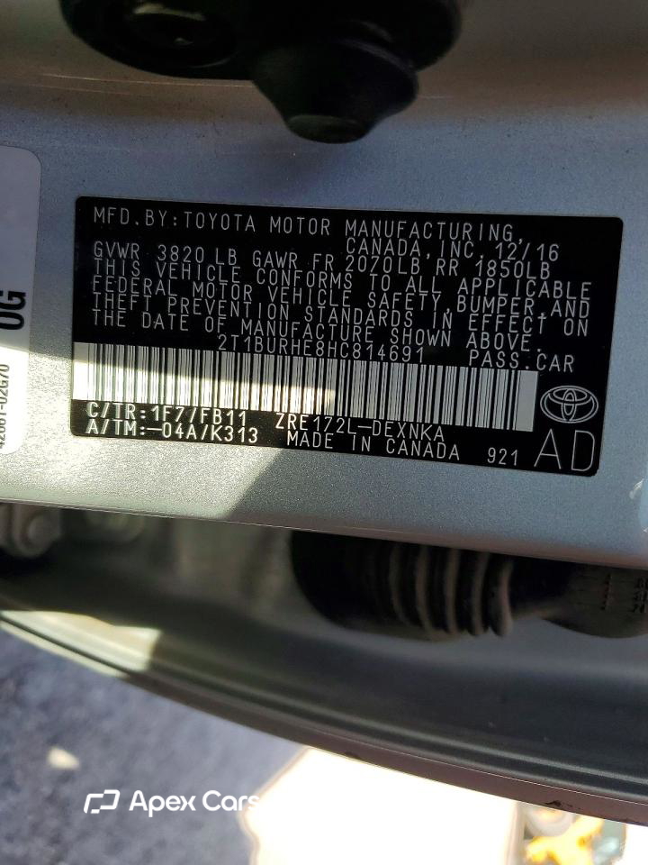 Toyota Corolla 2017