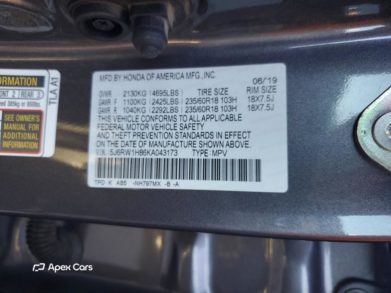 Honda CR-V 2019
