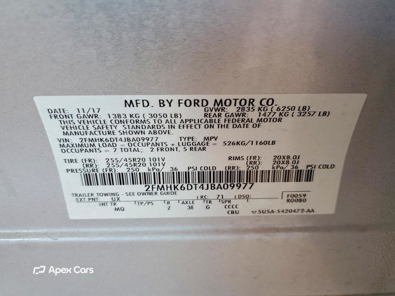 Ford Flex 2018