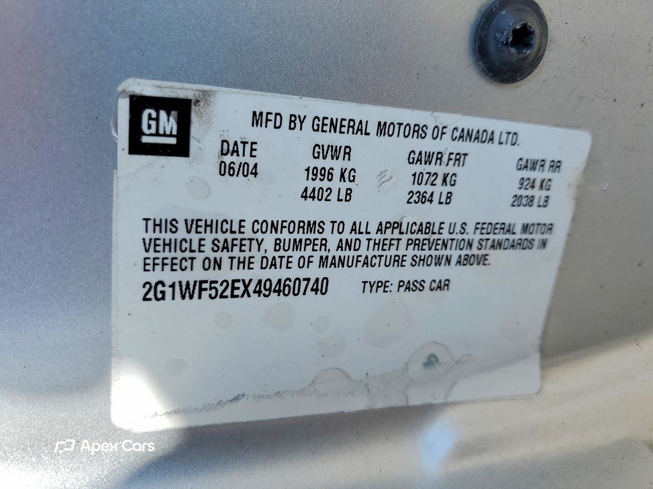 Chevrolet Impala 2004