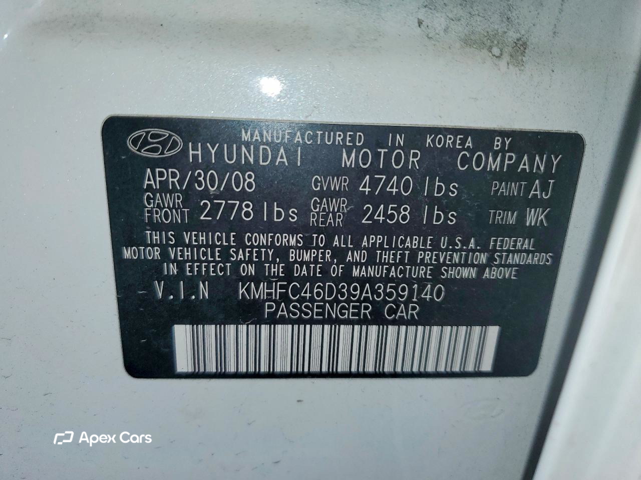 Hyundai Azera 2009