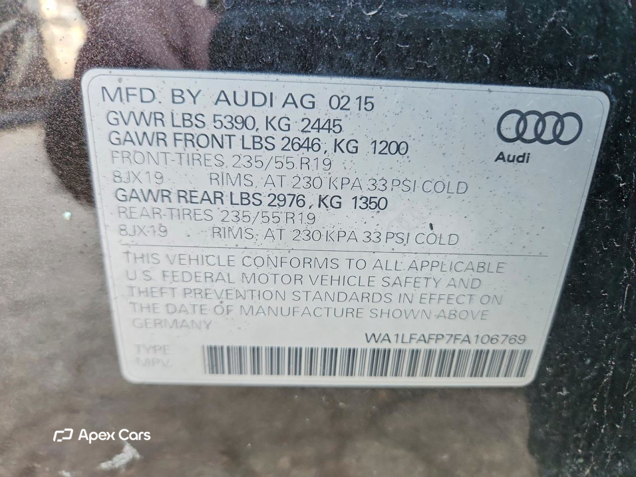 Audi Q5 2015
