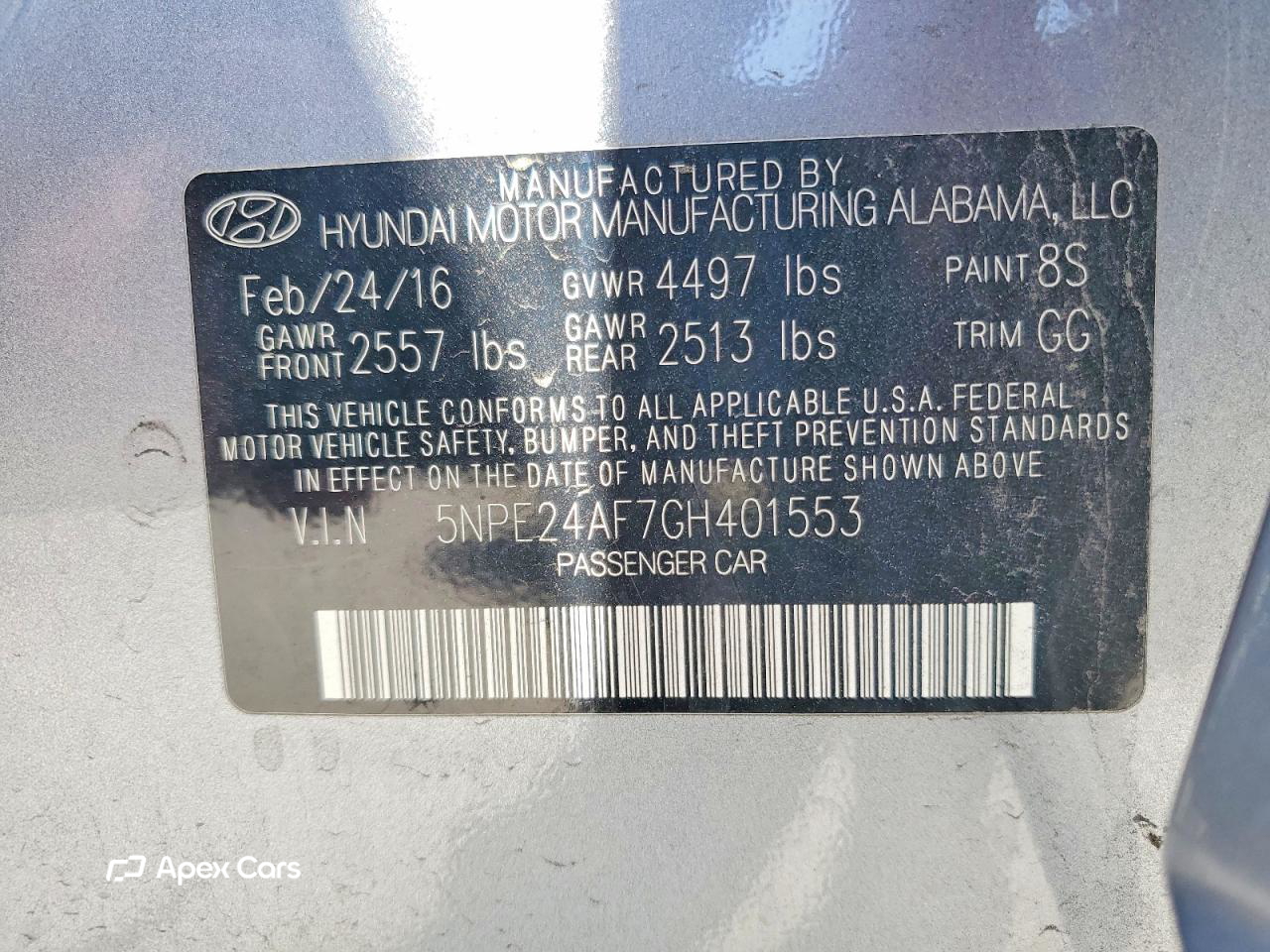 Hyundai Sonata 2016