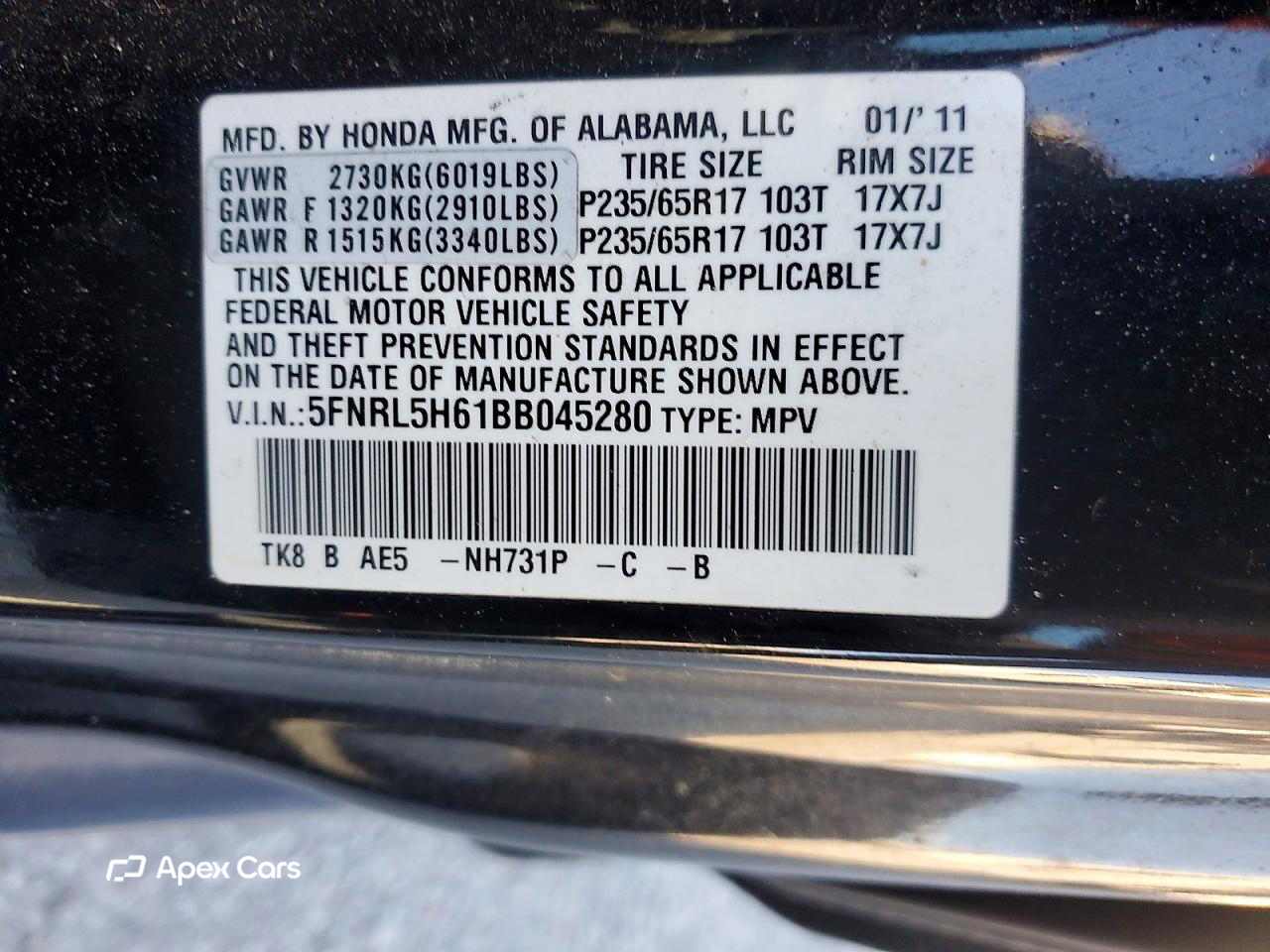 Honda Odyssey 2011