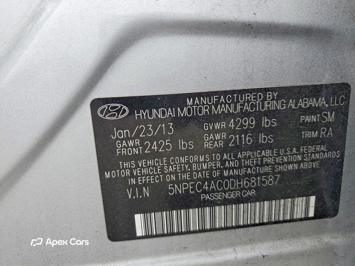 Hyundai Sonata 2013