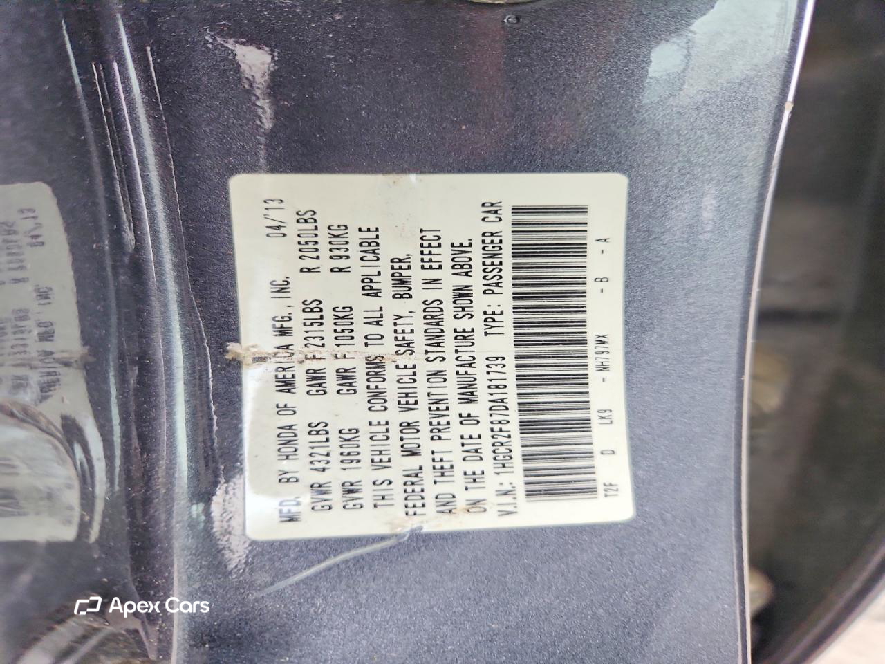 Honda Accord 2013