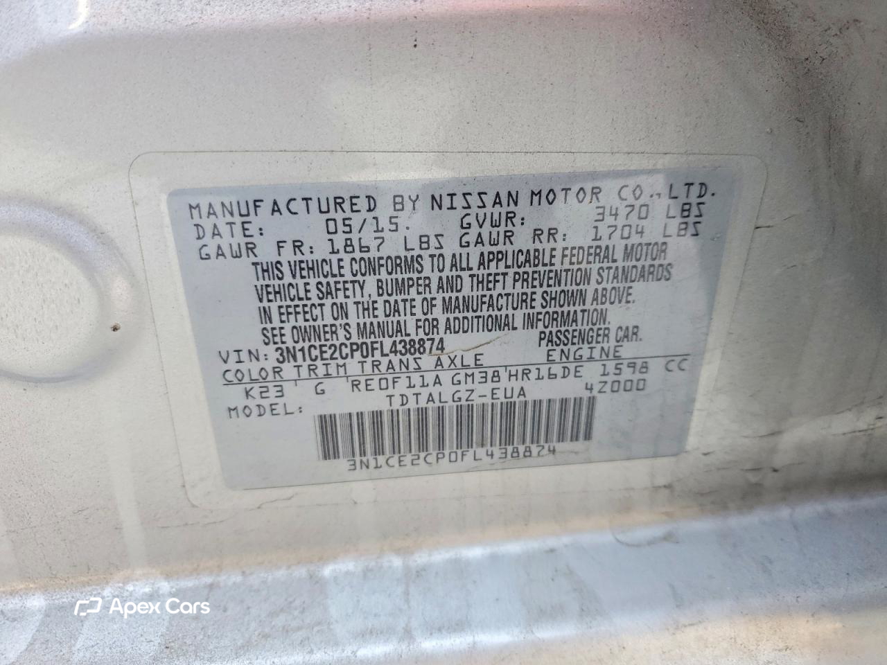 Nissan Versa 2015
