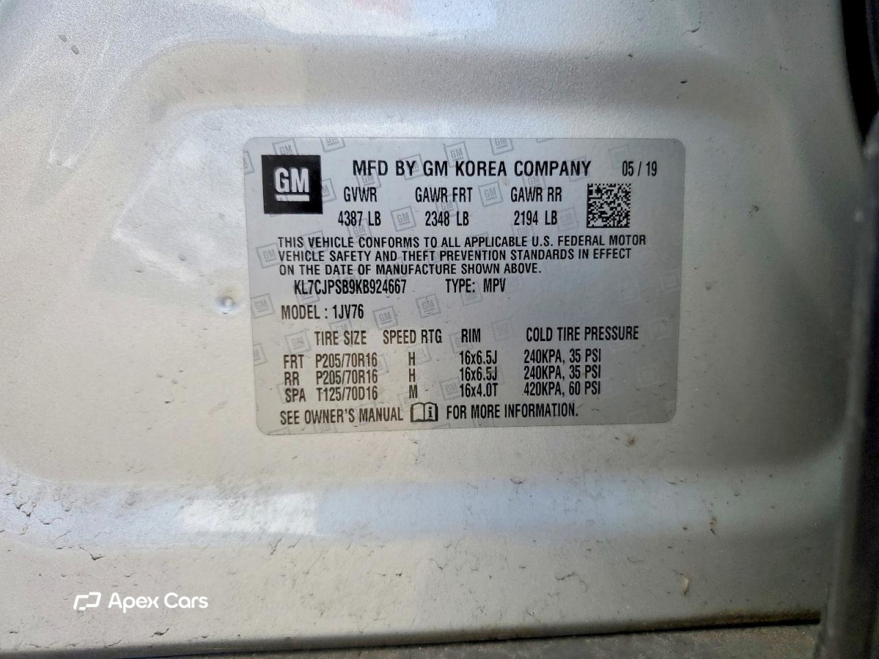 Chevrolet Trax 2019
