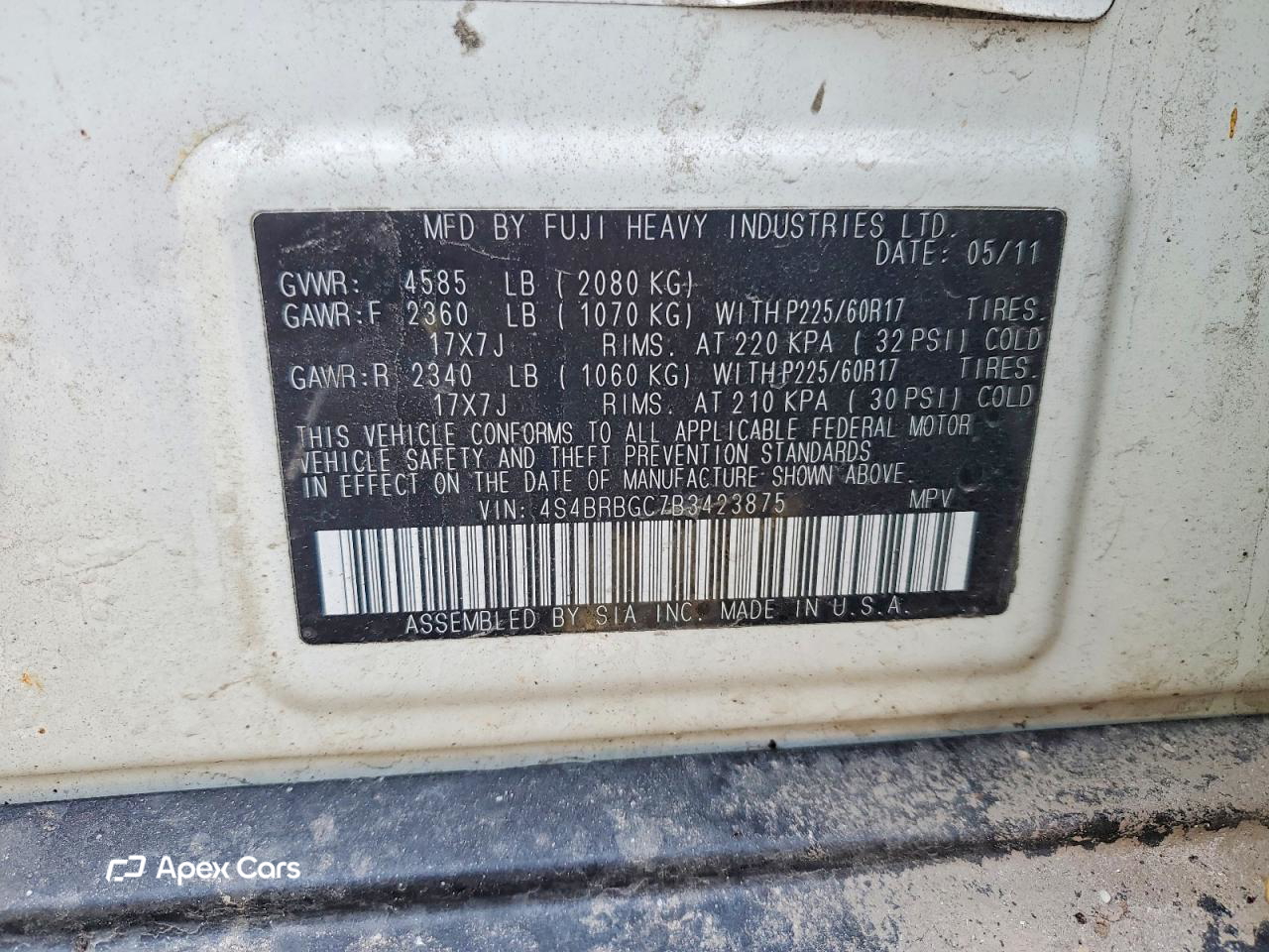 Subaru Outback 2011