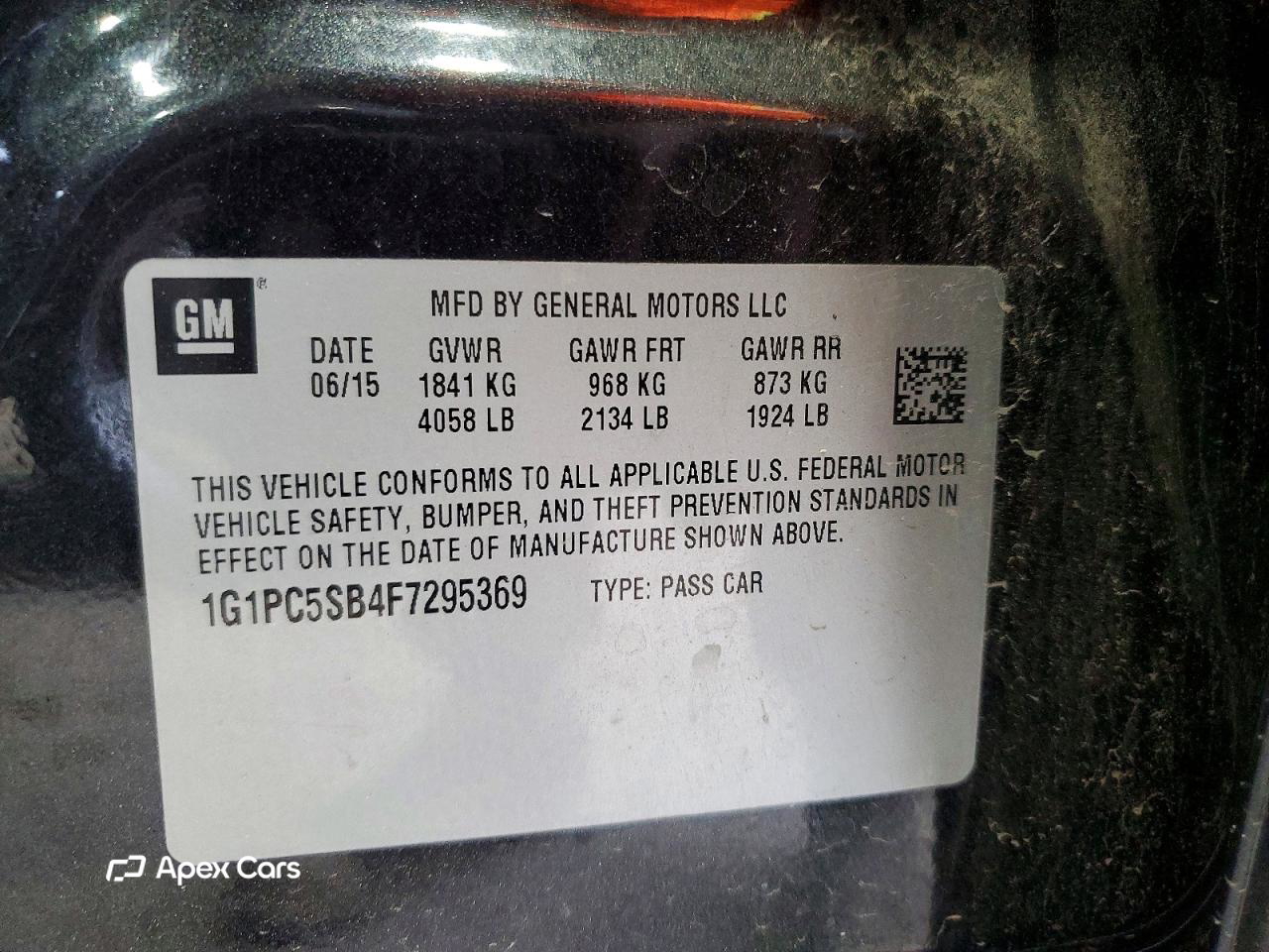 Chevrolet Cruze 2015