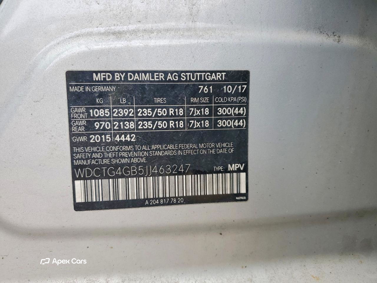 Mercedes-Benz GLA-klasse 2018