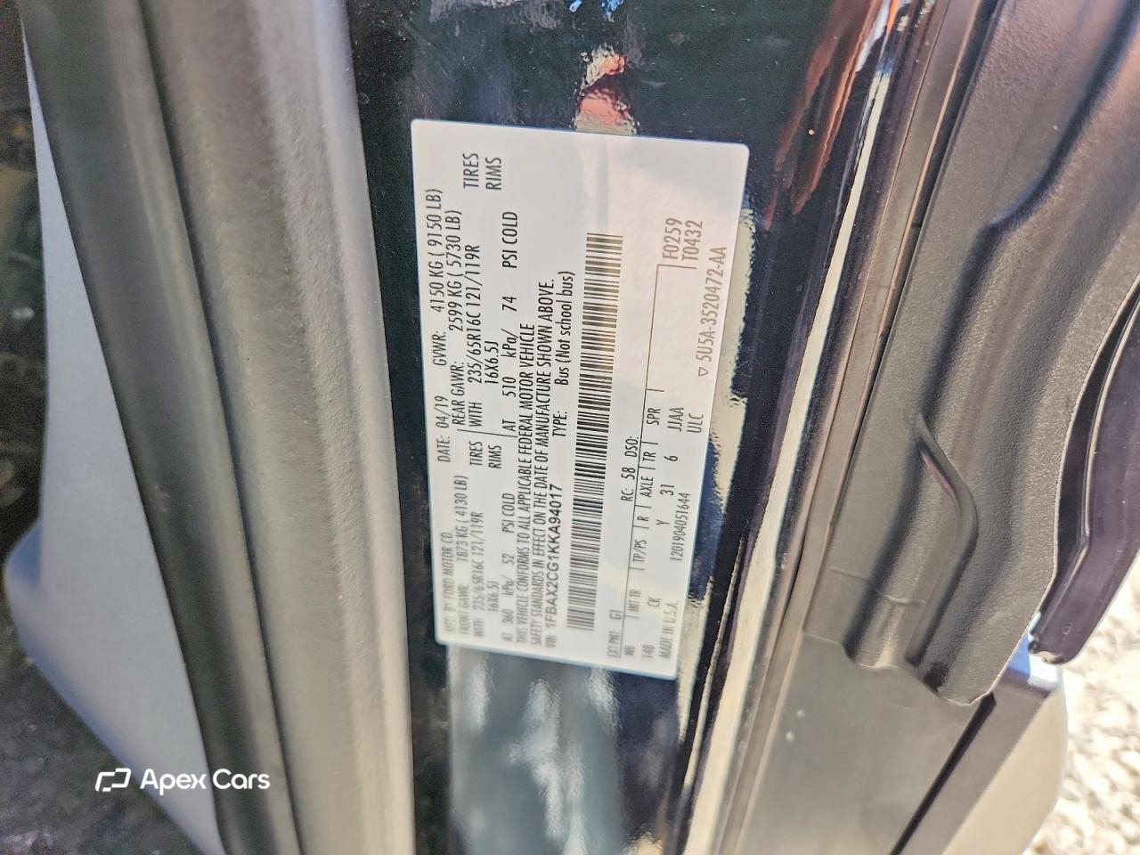 Ford Transit 2019