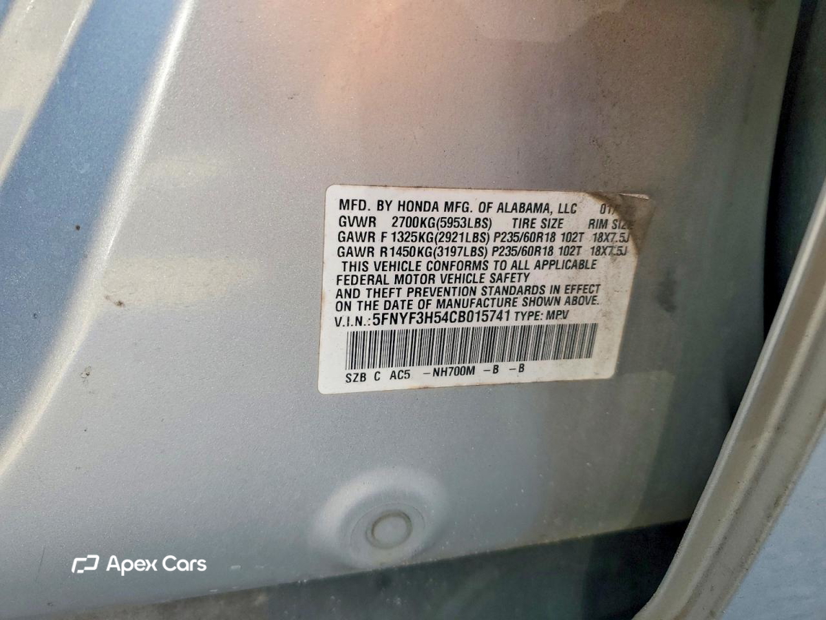 Honda Pilot 2012