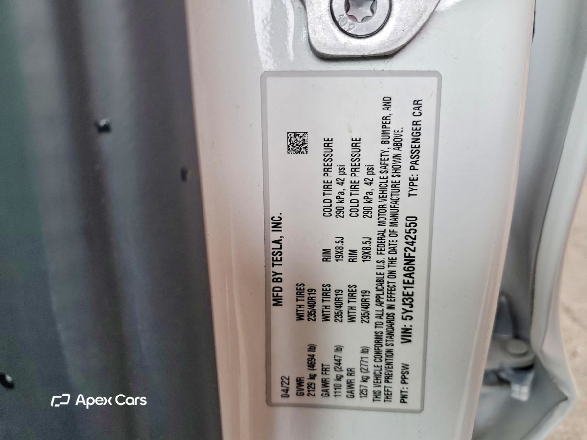 Tesla Model 3 2022