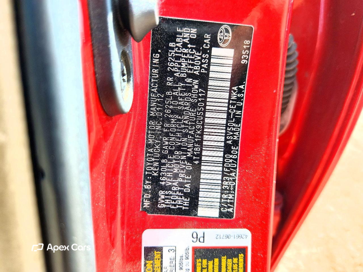 Toyota Camry 2012