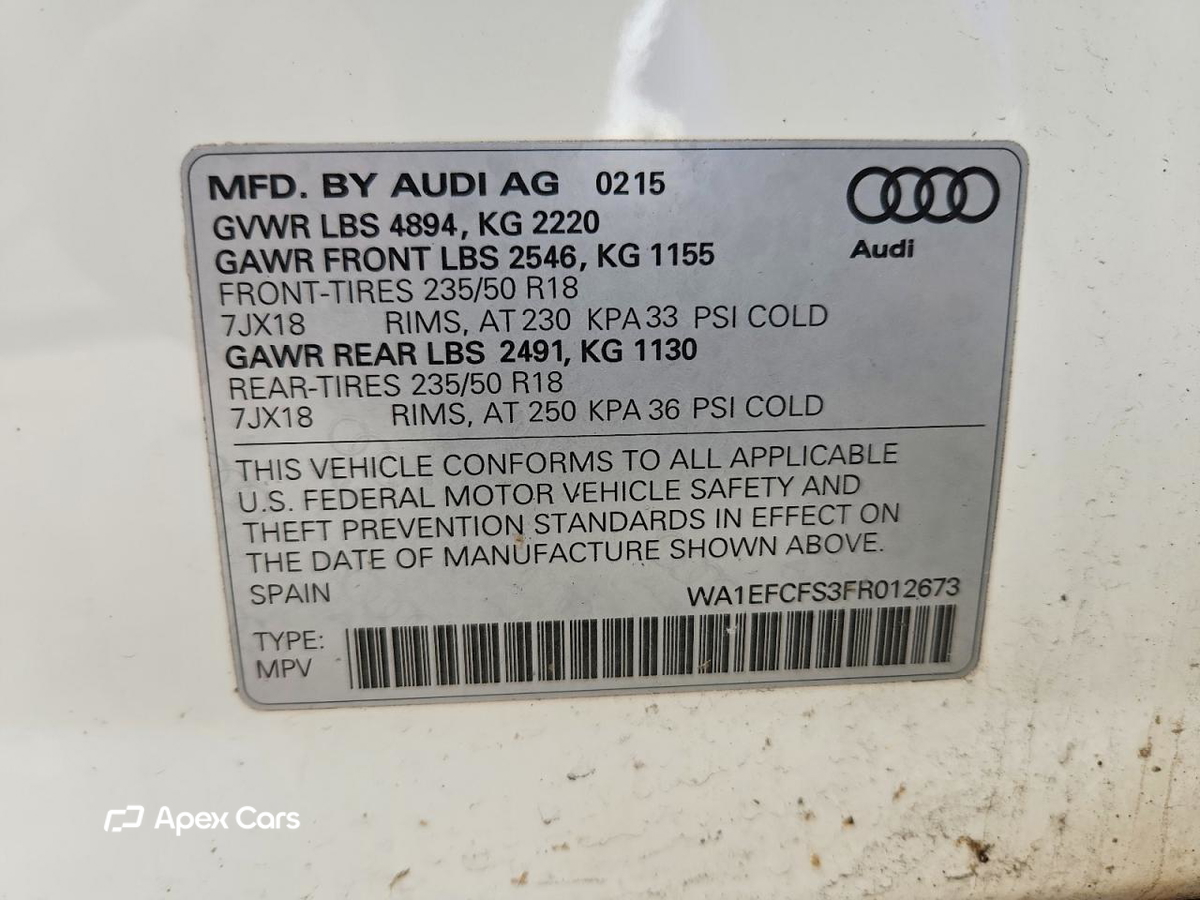 Audi Q3 2015