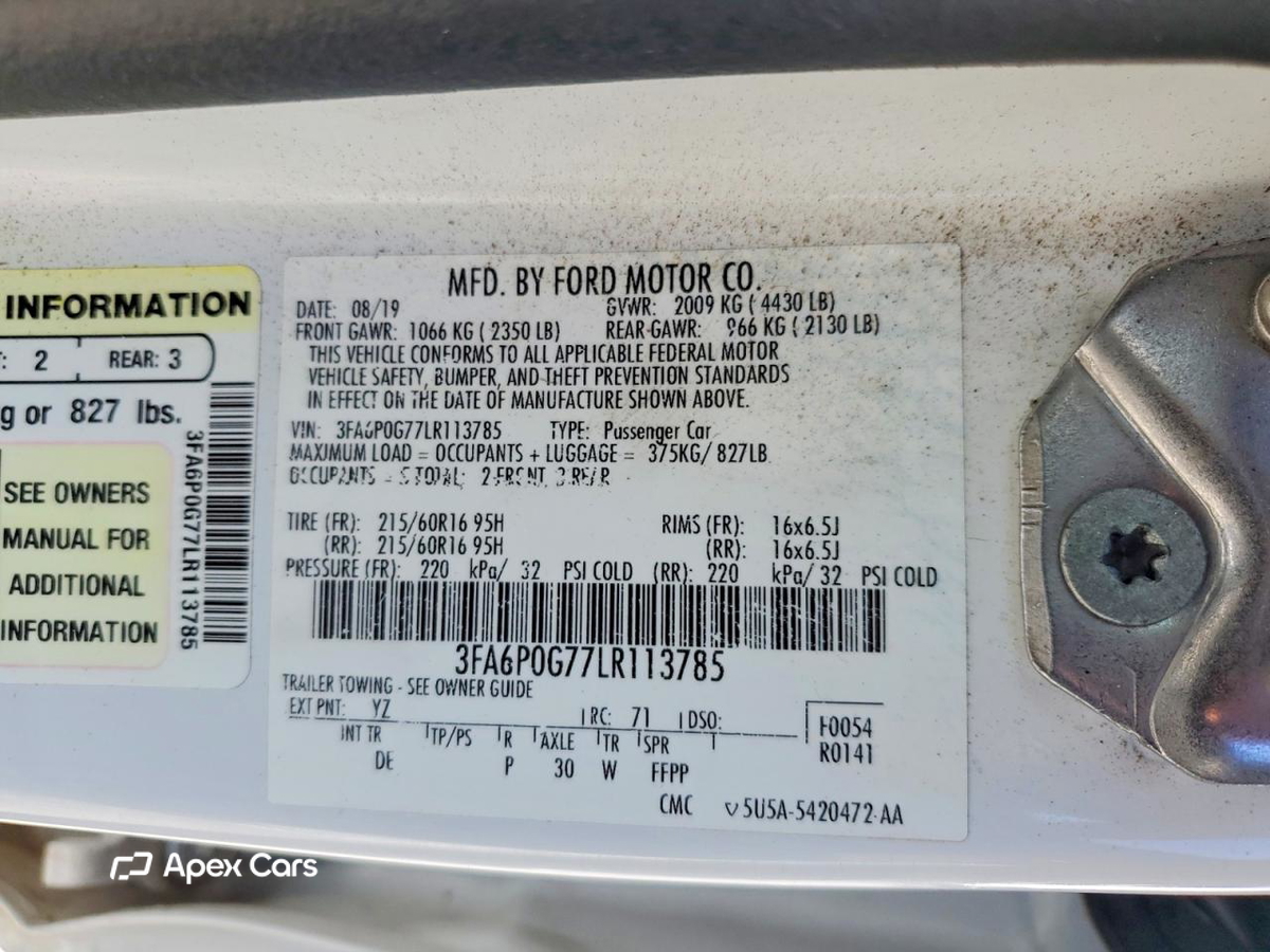 Ford Fusion 2020