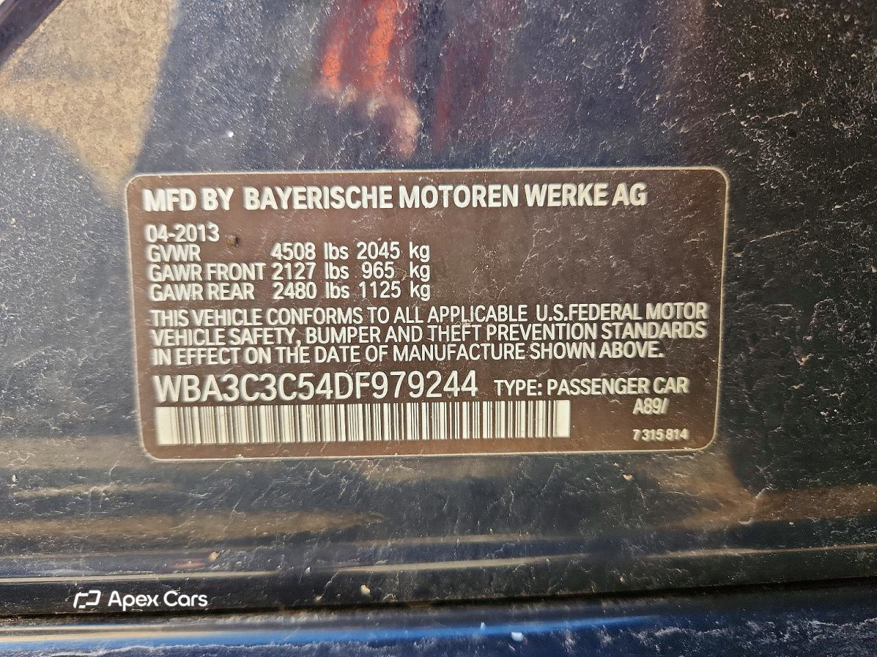 BMW Series 3 2013
