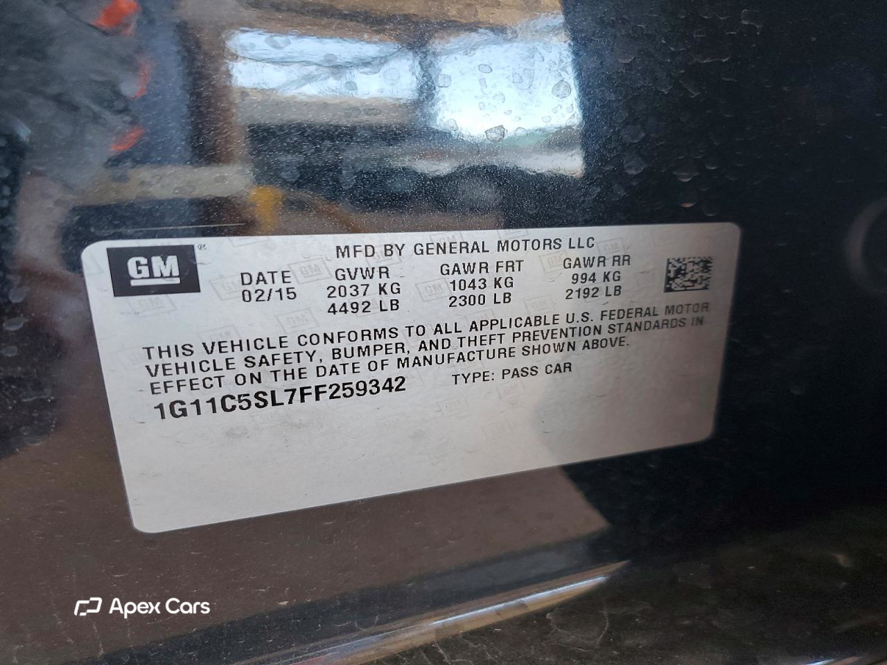 Chevrolet Malibu 2015