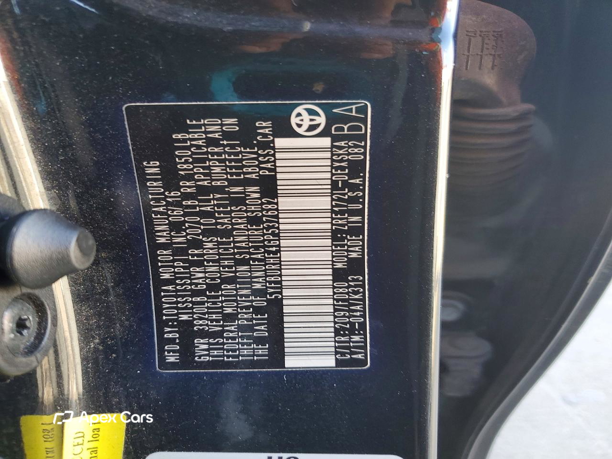 Toyota Corolla 2016