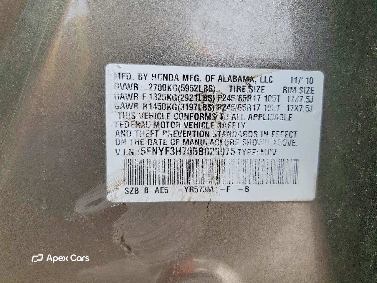 Honda Pilot 2011