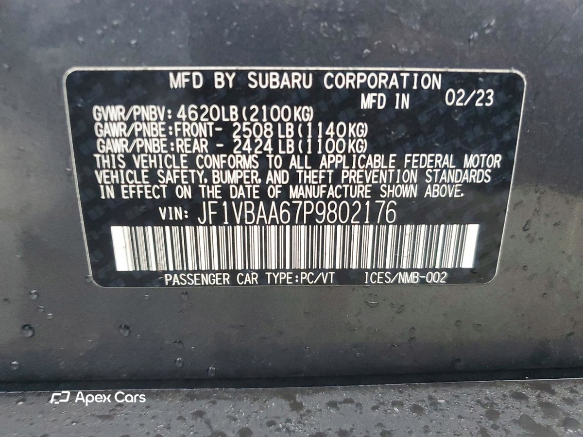 Subaru WRX 2023
