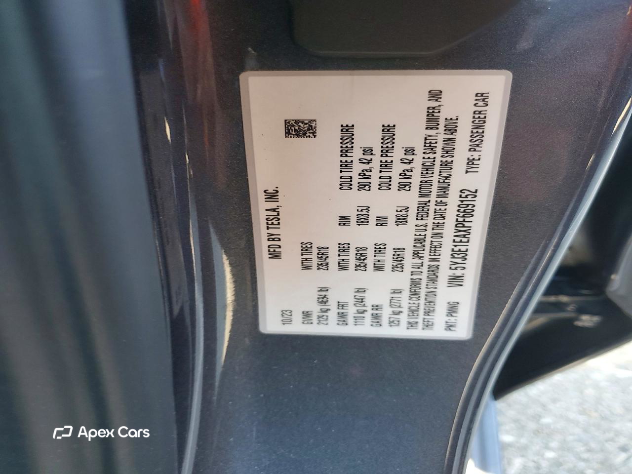 Tesla Model 3 2023