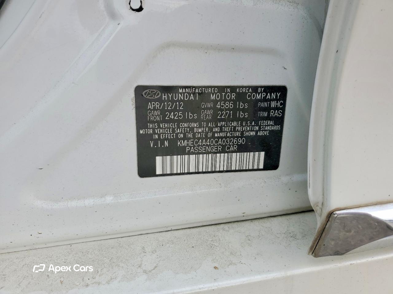 Hyundai Sonata 2012