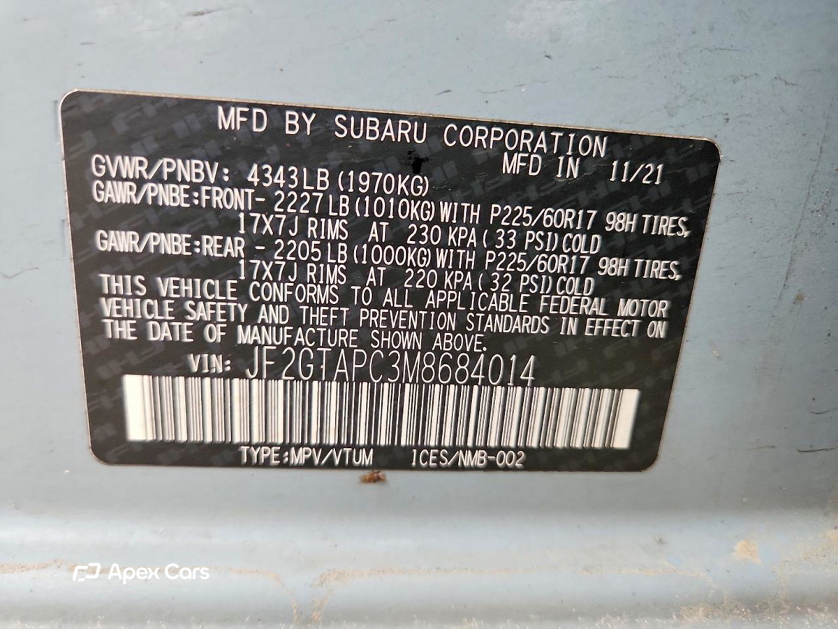 Subaru XV 2021