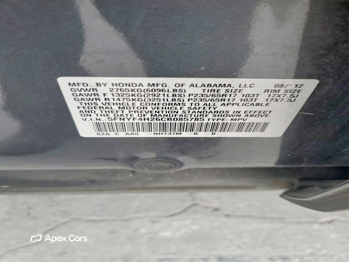 Honda Pilot 2012