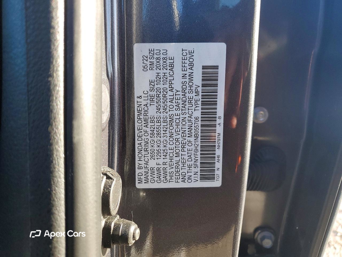 Honda Pilot 2022